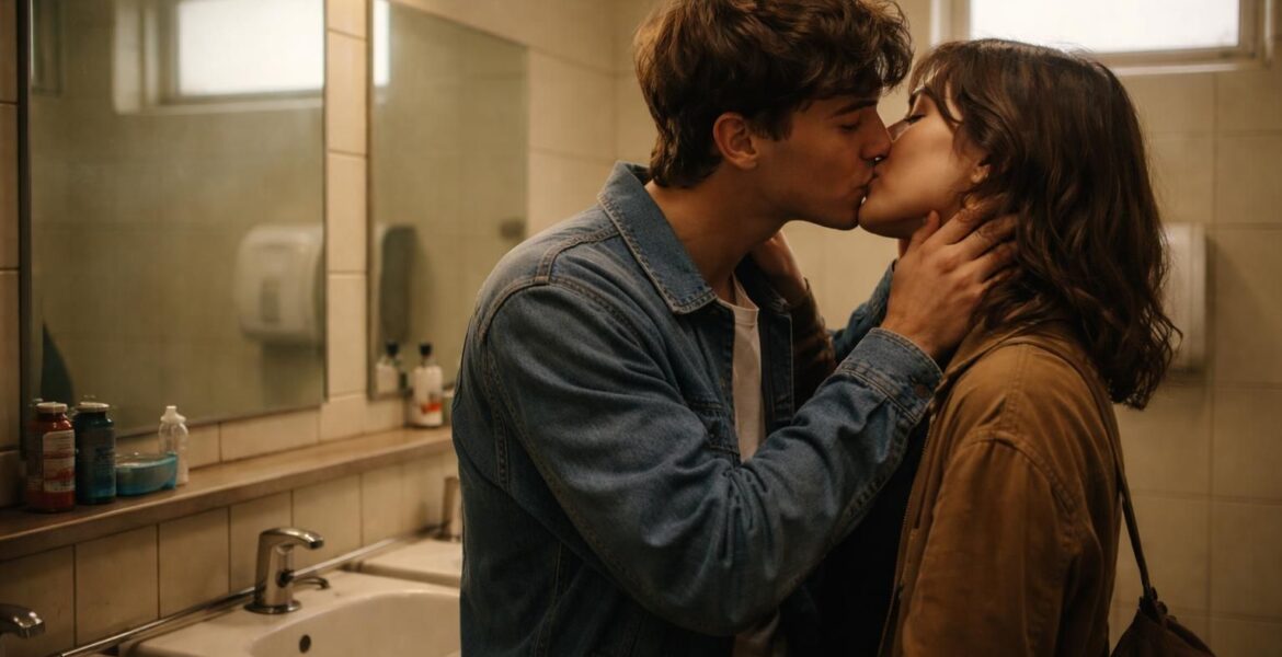 découvrez comment un simple baiser dans les toilettes peut bouleverser la dynamique d'une relation et ouvrir la voie à de nouvelles émotions.